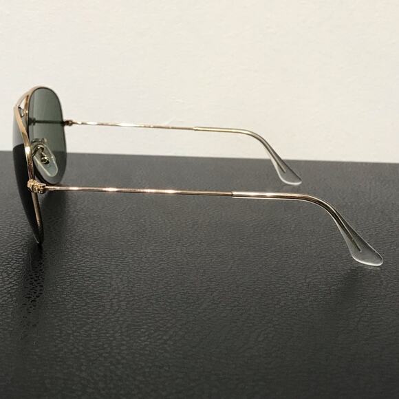 Ray Ban Aviator Classic Polished Gold Black With Case - Picture 7 of 16